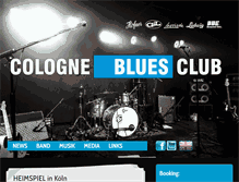 Tablet Screenshot of cologne-blues-club.de